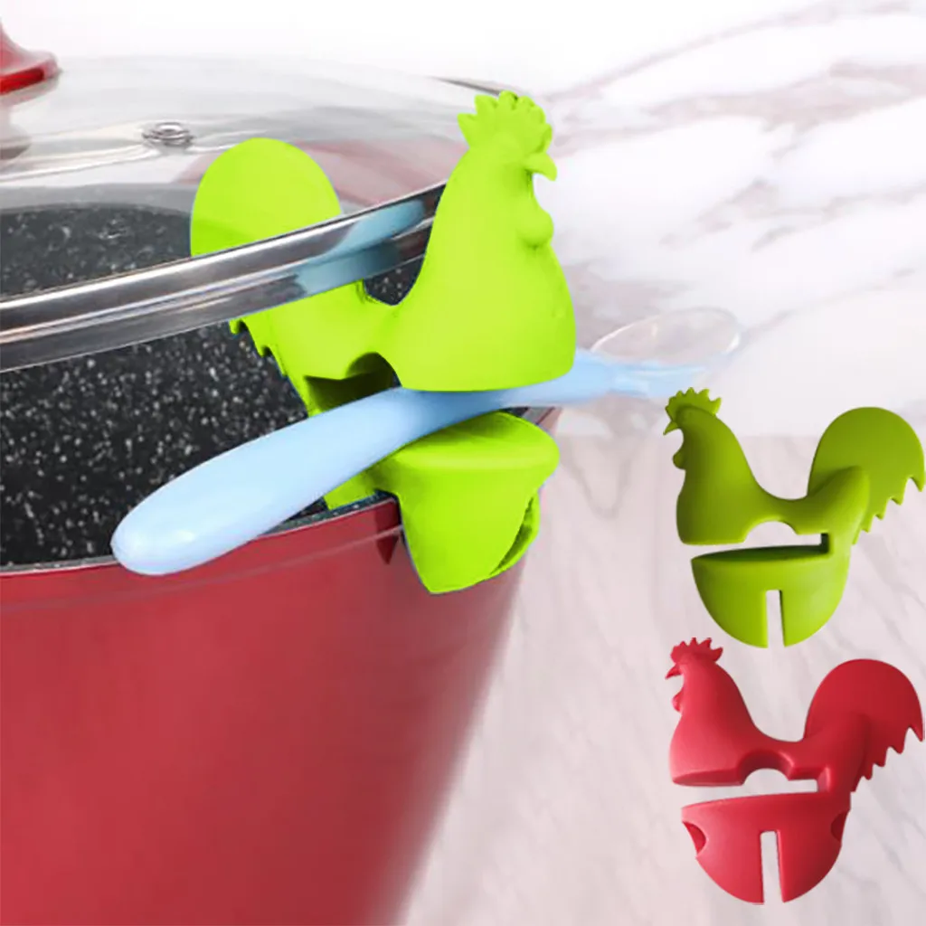 Silicone Chicken Shape Pot Clips Holder For Pot Spoon Lid Anti-overflowing Storage Racks Pot Side Clip Kitchen Cooking Tools
Silicone Chicken Shape Pot Clips Holder For Pot Spoon Lid Anti-overflowing Storage Racks Pot Side Clip Kitchen Cooking Tools