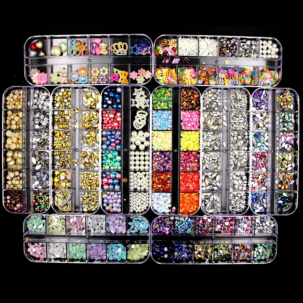 40 Sets Nail Art Decoration Set Metal Pearl Rhinestone Geometric Shaped Sequins Mix and Match DIY Decorative Nail Art Tip KQH465
40 Sets Nail Art Decoration Set Metal Pearl Rhinestone Geometric Shaped Sequins Mix and Match DIY Decorative Nail Art Tip KQH465