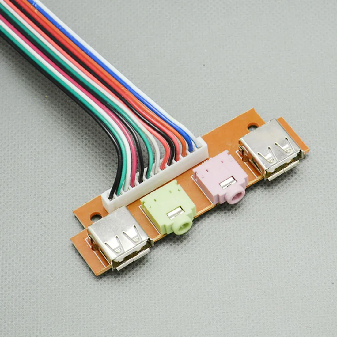 2 USB PC Computer 6.8 CM Case Front Panel USB Audio Port Mic 65 CM Sata Cable Riser Card Connector Earphone Cable
2 USB PC Computer 6.8 CM Case Front Panel USB Audio Port Mic 65 CM Sata Cable Riser Card Connector Earphone Cable