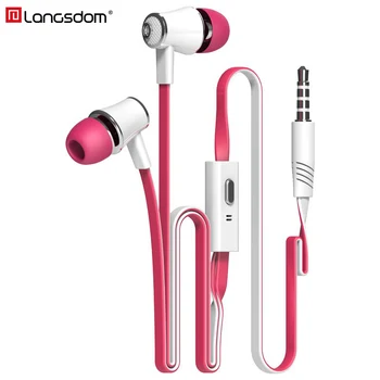 

Langsdom Mijiaer JM21 In ear Earphones For Phone iPhone Huawei Xiaomi Headsets Wired Earphone Earbuds Earpiece fone de ouvido