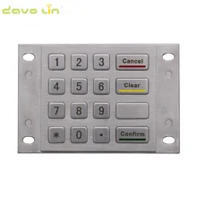 16 Keys Kiosk Panel Mount Vandal Proof Rugged Metal Stainless Steel Keypad With Flat Key Buttons
16 Keys Kiosk Panel Mount Vandal Proof Rugged Metal Stainless Steel Keypad With Flat Key Buttons