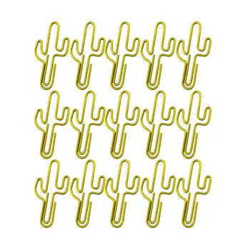 15pcs Colorful Cactus Paper Clip Creative File Clamps Adorable Paper Holder Office Supplies (Gold Box Packing)
15pcs Colorful Cactus Paper Clip Creative File Clamps Adorable Paper Holder Office Supplies (Gold Box Packing)