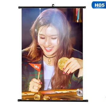 1Pcs Kpop TWICE YES or YES Album Hanging Photo Card Painting Wall Scroll Poster Stationery Set
1Pcs Kpop TWICE YES or YES Album Hanging Photo Card Painting Wall Scroll Poster Stationery Set