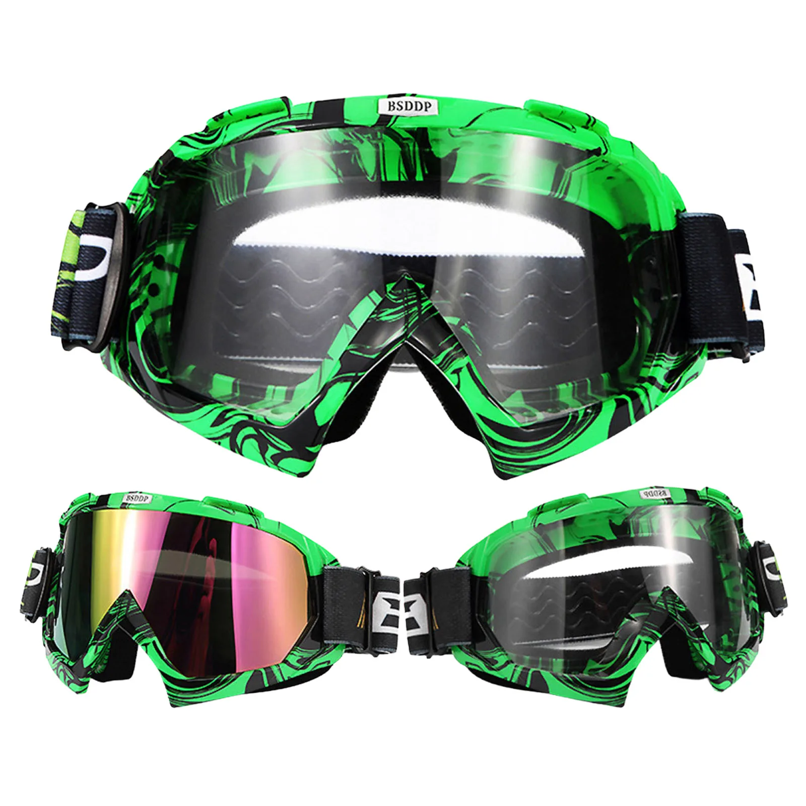 Adult Ski Goggles Floral Printed Windproof Protective Glasses With Adjustable Shoulder Straps Suitable For Cycling And Skiing 
Adult Ski Goggles Floral Printed Windproof Protective Glasses With Adjustable Shoulder Straps Suitable For Cycling And Skiing