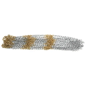 Iron Chain Basketball Net Professional Standard Heavy Duty Basketball Goal Net Replacement Basketball Net Gold Silver
Iron Chain Basketball Net Professional Standard Heavy Duty Basketball Goal Net Replacement Basketball Net Gold Silver