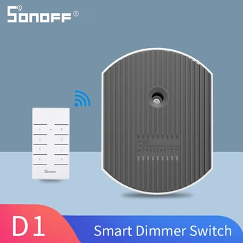 SONOFF Dimmer Switch D1 Wifi Smart Switch Module Adjust Light RM433 RF APP Voice Remote Control Work for Google Home Alexa
SONOFF Dimmer Switch D1 Wifi Smart Switch Module Adjust Light RM433 RF APP Voice Remote Control Work for Google Home Alexa