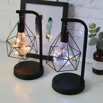 LED Wrought Iron Style Lamp Home Decoration Table Lamp Christmas Creative Small Table Lamp Dining Table Bar LED Small Night Lamp
LED Wrought Iron Style Lamp Home Decoration Table Lamp Christmas Creative Small Table Lamp Dining Table Bar LED Small Night Lamp