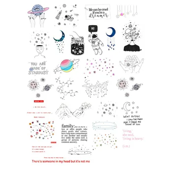 2 PCS Simple Science Universe Words DIY Uncut Decoration Scrapbook Stationery Diary Sticker Planner Cute Label Travel Stickers
2 PCS Simple Science Universe Words DIY Uncut Decoration Scrapbook Stationery Diary Sticker Planner Cute Label Travel Stickers