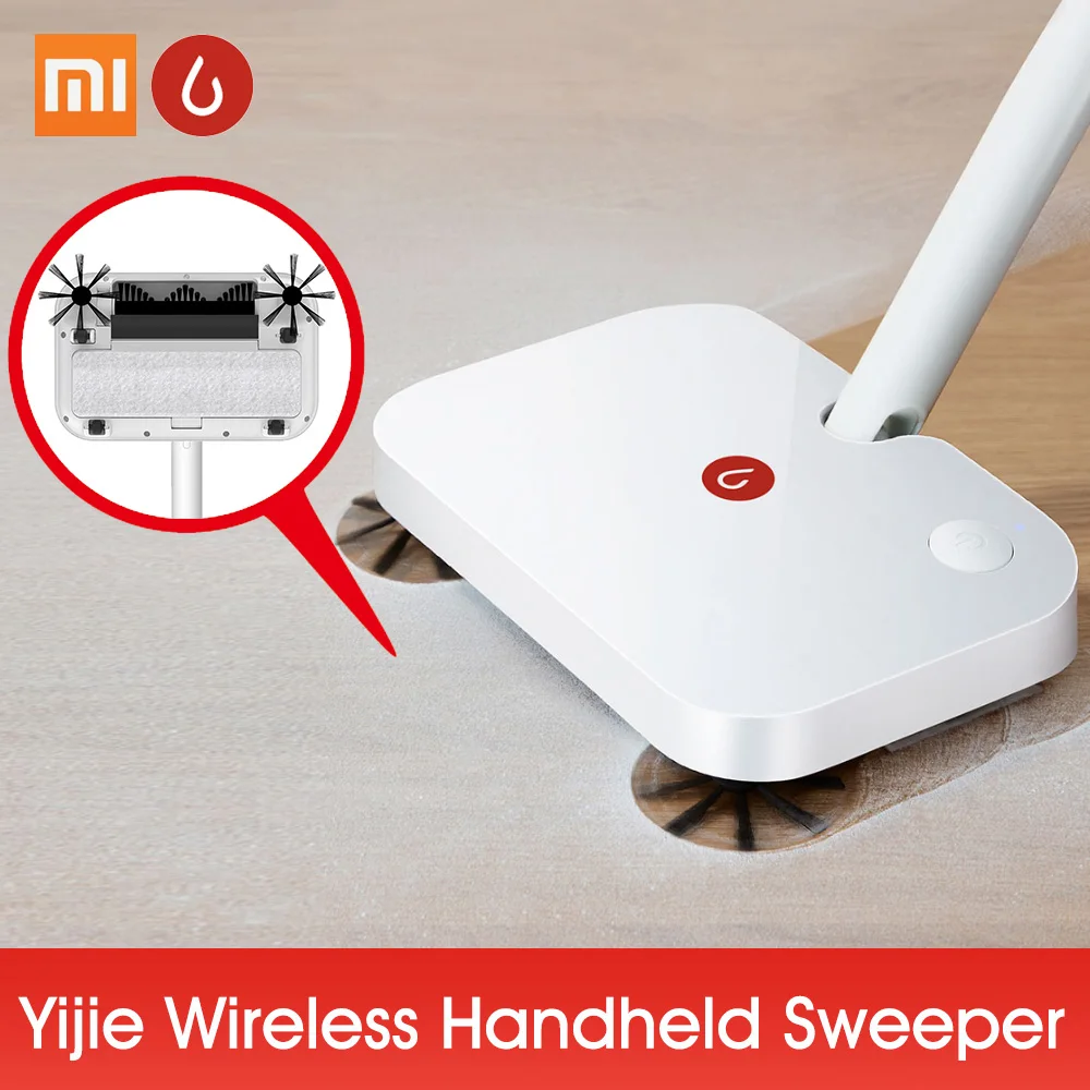 Xiaomi Yijie Wireless Handheld Sweeper Home Mopper Smart Vacuum Cleaner Double Brush Intelligent Sweeping Machine Floor Cleaner
Xiaomi Yijie Wireless Handheld Sweeper Home Mopper Smart Vacuum Cleaner Double Brush Intelligent Sweeping Machine Floor Cleaner