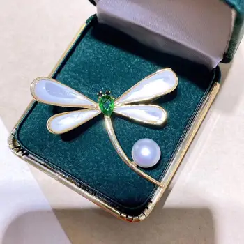Dragonfly Brooch Pin Mountings Findings Settings Base Parts Fittings Accessories for Akoya Edison Pearls Agate Beads Stones
Dragonfly Brooch Pin Mountings Findings Settings Base Parts Fittings Accessories for Akoya Edison Pearls Agate Beads Stones