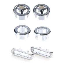 2pcs Bathroom Basin Sink Overflow Ring Six-foot Round Insert Chrome Hole Cover Cap
2pcs Bathroom Basin Sink Overflow Ring Six-foot Round Insert Chrome Hole Cover Cap
