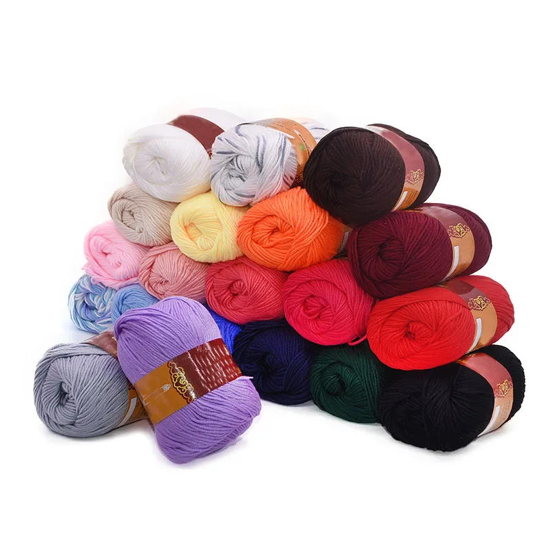 100M Milk Cotton Yarn Baby Wool Yarn For Knitting DIY Children Sweater Natural Fiber Yarn Hand Knitting Wool Crochet Yarn
100M Milk Cotton Yarn Baby Wool Yarn For Knitting DIY Children Sweater Natural Fiber Yarn Hand Knitting Wool Crochet Yarn