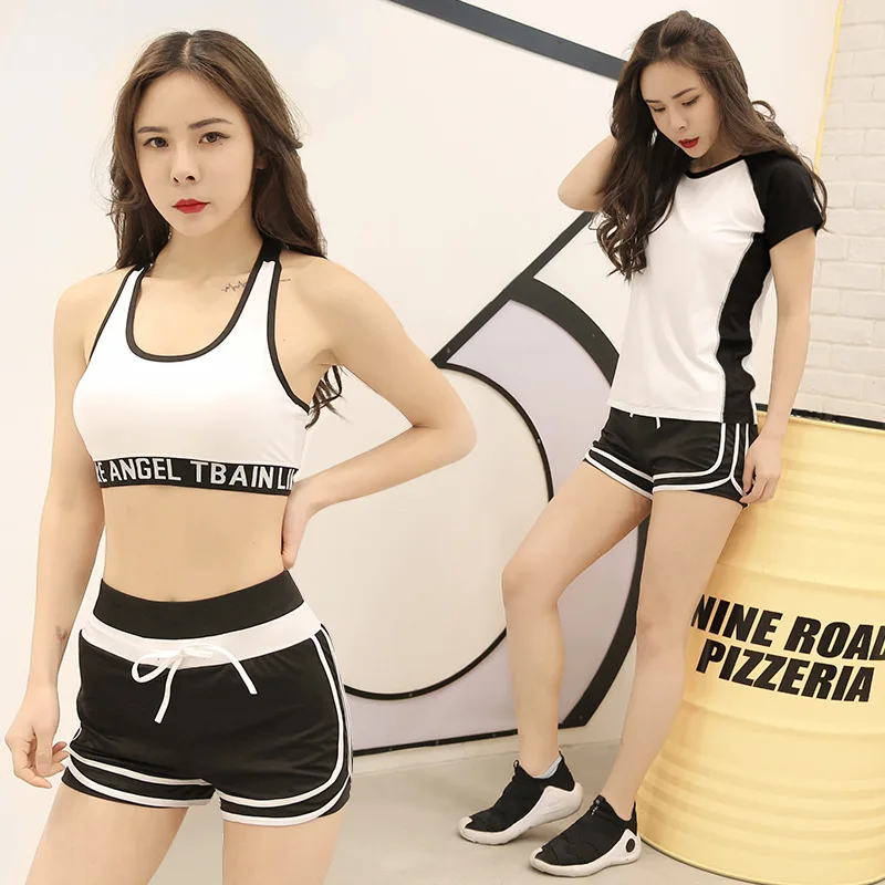Spring Summer Korean-style New Style Sports Workout Clothes Yoga Clothes Three-piece Set-Women's Running Quick-Dry Long Sleeve L
Spring Summer Korean-style New Style Sports Workout Clothes Yoga Clothes Three-piece Set-Women's Running Quick-Dry Long Sleeve L