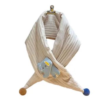 Autumn Winter Warm Scarf Children Kids Neck Warm Scarves Baby Girls Boys Solid Color Quilted Cross Collar Cartoon Scarf Decor 
Autumn Winter Warm Scarf Children Kids Neck Warm Scarves Baby Girls Boys Solid Color Quilted Cross Collar Cartoon Scarf Decor