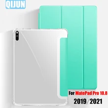 

Tablet case for Huawei Matepad Pro 10.8 2019 2021 Leather Trifold Sleeve Stand cover funda Smart sleep wake up MRX-W09 MRR-W29