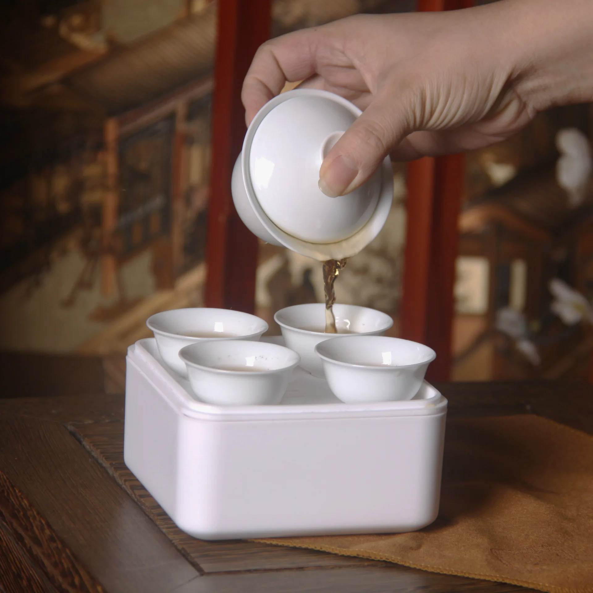 Customizable Logo Portable Travel Tea Set Mini Kung Fu Tea Set Gift Chao Zhou Kung Fu Tea Set Wholesale
Customizable Logo Portable Travel Tea Set Mini Kung Fu Tea Set Gift Chao Zhou Kung Fu Tea Set Wholesale