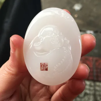 Natural White Jade Carving Brand Pendant Jade Jade Articles Guanyin Buddha Various Pendant Brands
Natural White Jade Carving Brand Pendant Jade Jade Articles Guanyin Buddha Various Pendant Brands