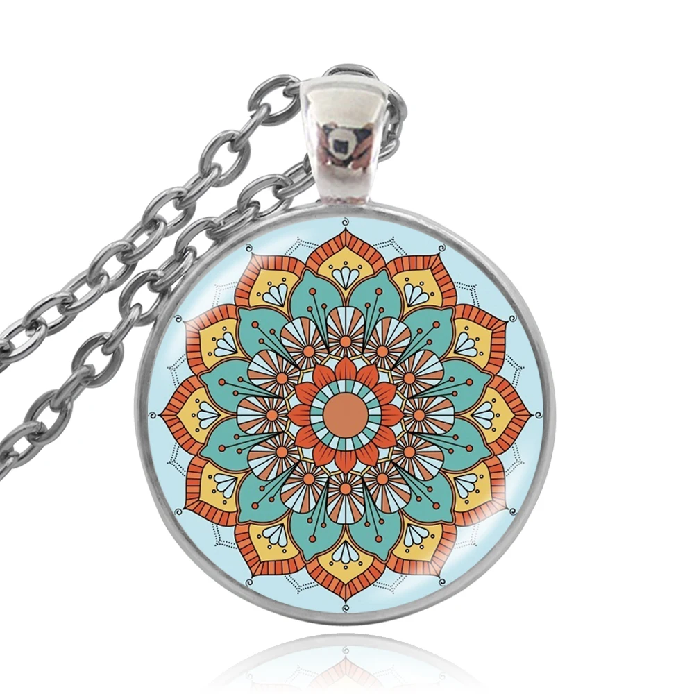 KARAIRIS Henna Yoga Pendant Necklaces Handmade India Jewelry Bloom mandala lotus Necklace OM Symbol Buddhism bijoux Customized 
KARAIRIS Henna Yoga Pendant Necklaces Handmade India Jewelry Bloom mandala lotus Necklace OM Symbol Buddhism bijoux Customized