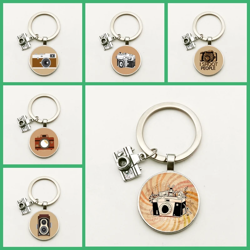 New Retro Camera Glass Convex Round Keyring Fashion Model Pendant Keychain Photos Gift Cute Pattern Souvenir Charm Bag Men Women
New Retro Camera Glass Convex Round Keyring Fashion Model Pendant Keychain Photos Gift Cute Pattern Souvenir Charm Bag Men Women