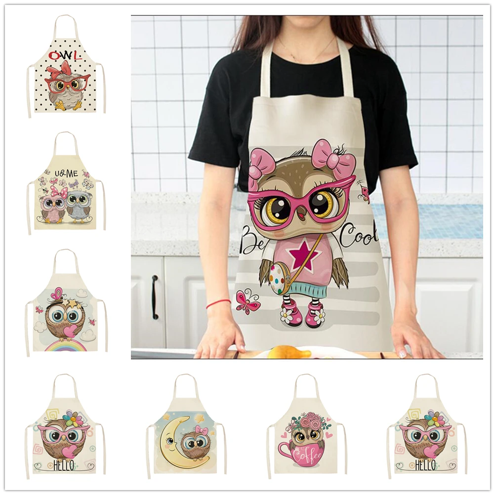 Anime cartoon owl apron cotton and linen kitchen household waist circumference cooking anti-stain sleeveless scarf
Anime cartoon owl apron cotton and linen kitchen household waist circumference cooking anti-stain sleeveless scarf