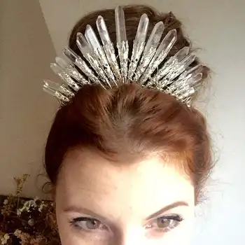 Wiccan Raw crystal hairpin creative natural multicolored witch accessories crystal crown cosplay wicca headdress gift
Wiccan Raw crystal hairpin creative natural multicolored witch accessories crystal crown cosplay wicca headdress gift