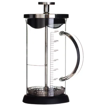 350Ml French Coffee Presses Pot Heat Resistant Glass and Stainless Steel Pot Heat-Resistant Coffee Tea Filter Cup Bottle
350Ml French Coffee Presses Pot Heat Resistant Glass and Stainless Steel Pot Heat-Resistant Coffee Tea Filter Cup Bottle