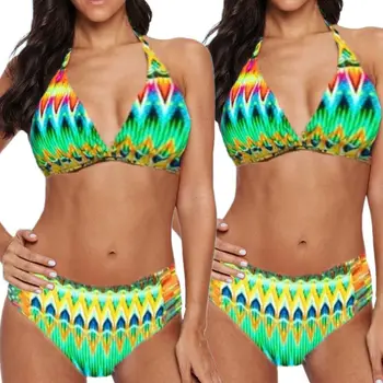 Womens Plus Size 8XL Swimwear Boho Rainbow Wavy Stripes Print 2 Piece Bikini Set NEW
Womens Plus Size 8XL Swimwear Boho Rainbow Wavy Stripes Print 2 Piece Bikini Set NEW