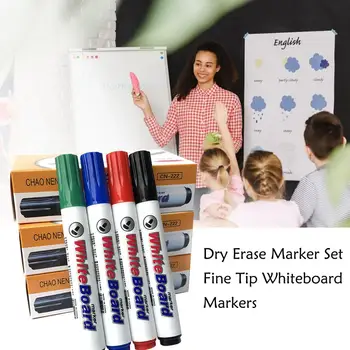 Dry Erase Marker Set Low Odor Fine Tip Whiteboard Markers Boxed 10 four-color Erasable Pens Office Dry Erase Pen Marker Hot Sale
Dry Erase Marker Set Low Odor Fine Tip Whiteboard Markers Boxed 10 four-color Erasable Pens Office Dry Erase Pen Marker Hot Sale