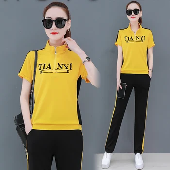 Summer New Fashion 2 Piece Sets Womens Outfits Zipper Printing Korean Wild Two Piece Set Yellow Red Blue Women Clothes
Summer New Fashion 2 Piece Sets Womens Outfits Zipper Printing Korean Wild Two Piece Set Yellow Red Blue Women Clothes