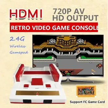 8 Bit 2.4G Mini Game Console HDMI AV Retro Video Game Console Built-in 88 Classic Games Handheld HD TV Family Video Game Player
8 Bit 2.4G Mini Game Console HDMI AV Retro Video Game Console Built-in 88 Classic Games Handheld HD TV Family Video Game Player