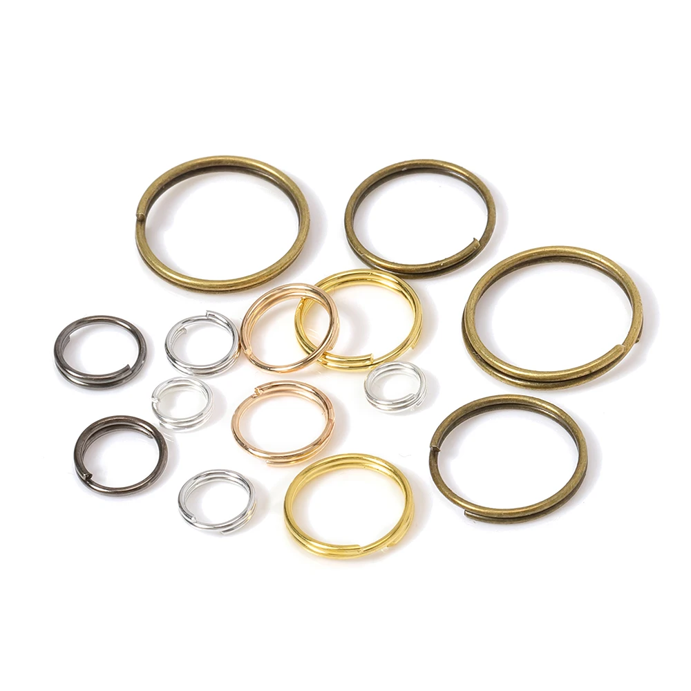 200pcs Metal Key Holder Split Ring Clasps 5/6/7/8/10/12/14mm Key Rings For Handmade Keychain Component Findings DIY Accessories
200pcs Metal Key Holder Split Ring Clasps 5/6/7/8/10/12/14mm Key Rings For Handmade Keychain Component Findings DIY Accessories