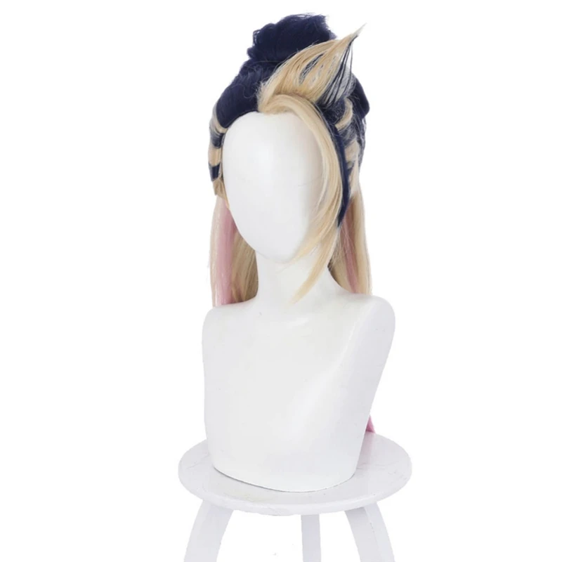 Game LOL KDA The Baddest Akali Cosplay Wig the Rogue Assassin Mixed Color Ponytail Role Play Heat Resistant Synthetic Hair Wigs
Game LOL KDA The Baddest Akali Cosplay Wig the Rogue Assassin Mixed Color Ponytail Role Play Heat Resistant Synthetic Hair Wigs