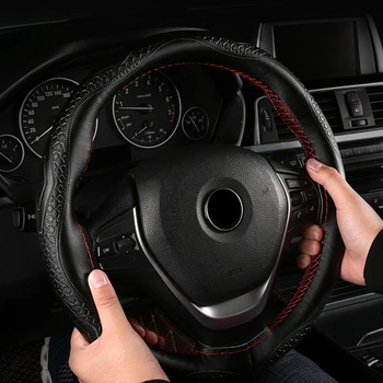 37-38CM Wheel Cover Car Steering-Wheel Braid On The Steering Wheel Funda Volante Accesorios Para Auto Capa Volante Carro Volant
37-38CM Wheel Cover Car Steering-Wheel Braid On The Steering Wheel Funda Volante Accesorios Para Auto Capa Volante Carro Volant