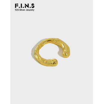 F.I.N.S 1PC Minimalist S925 Sterling Silver Earrings INS Irregular Concave and Convex Korean Fashion Earring without Piercing
F.I.N.S 1PC Minimalist S925 Sterling Silver Earrings INS Irregular Concave and Convex Korean Fashion Earring without Piercing