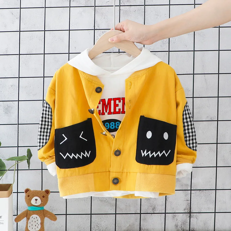Autumn Newborn Baby Boy Jacket Toddler Long Sleeve Cartoon Baby Coat Novelty Cotton Infant Windbreaker Outerwear Casual Jackets
Autumn Newborn Baby Boy Jacket Toddler Long Sleeve Cartoon Baby Coat Novelty Cotton Infant Windbreaker Outerwear Casual Jackets
