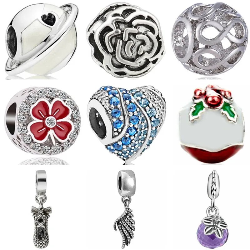 Simple Style Crystal Cake Planet Wing Snails Key Infinity Safety Chain Heart Beads Fit Pandora Charms for Women DIY Jewelry
Simple Style Crystal Cake Planet Wing Snails Key Infinity Safety Chain Heart Beads Fit Pandora Charms for Women DIY Jewelry