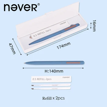Never Nordic Style Metal Gel Pen Rotating Pens with 2pcs Refills Gift Box Package Cool Student Teachers Cute Stationery Supplies
Never Nordic Style Metal Gel Pen Rotating Pens with 2pcs Refills Gift Box Package Cool Student Teachers Cute Stationery Supplies