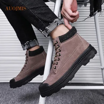 Men's shoes high to help men's Korean version of the trend of autumn shoes Martin boots boots shoes cotton shoes snow boots men
Men's shoes high to help men's Korean version of the trend of autumn shoes Martin boots boots shoes cotton shoes snow boots men