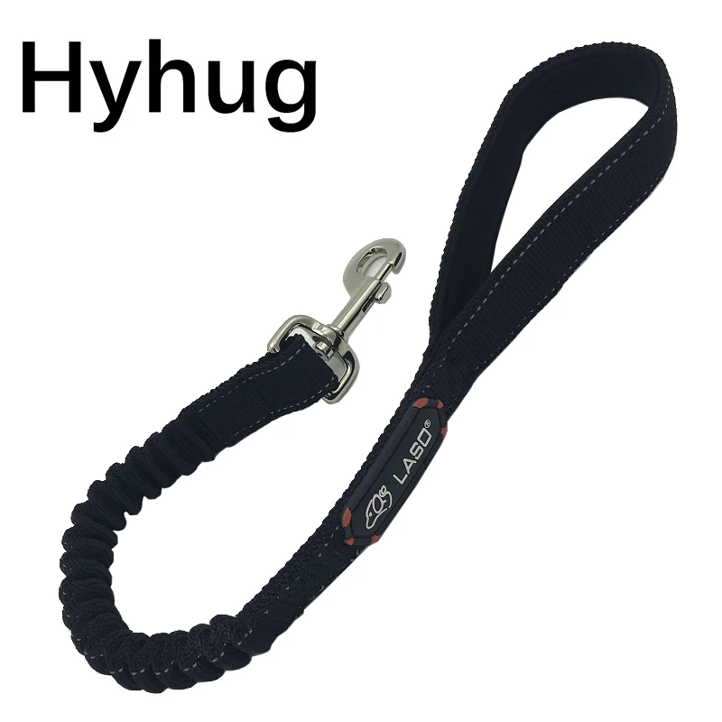 

Pet Dog Bungee Leash Retractable Buffer Dog Lead Rope Nlyon Reflective Short Leashes For Training Running Walking Padded Handle