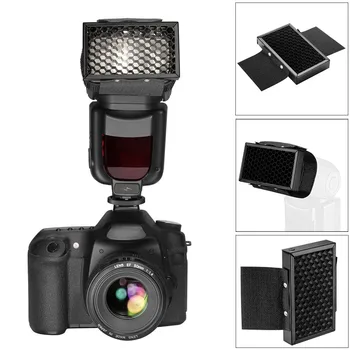 Portable Universal Camera Accessories Honeycomb Cover Speed Grid Speedlite Flash Diffuser VH99
Portable Universal Camera Accessories Honeycomb Cover Speed Grid Speedlite Flash Diffuser VH99