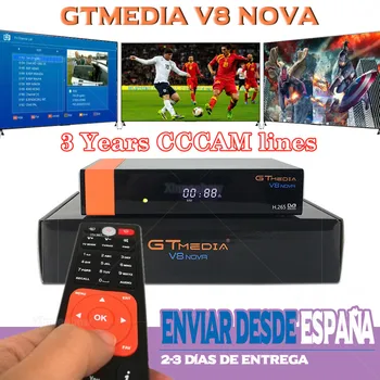 1080P HD DVB-S2 GTmedia V8 Nova Satellite tv receiver receptor Decoder support H.265 builtin Wifi 3 year europe clines tv box
1080P HD DVB-S2 GTmedia V8 Nova Satellite tv receiver receptor Decoder support H.265 builtin Wifi 3 year europe clines tv box