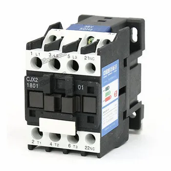 AC contactor CJX2-1801 18A 3P NC CJX2-18 LC1-D18 series contactor 220V 380V 110V 48V 36V 24V
AC contactor CJX2-1801 18A 3P NC CJX2-18 LC1-D18 series contactor 220V 380V 110V 48V 36V 24V