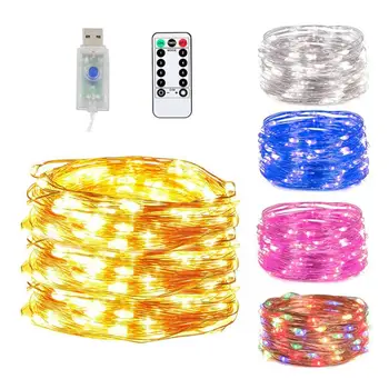 10m LED String Light Remote Control Christmas Fairy Lights USB Power Supply Curtain Lamp Xmas Lighting New Year Decorations 2021 
10m LED String Light Remote Control Christmas Fairy Lights USB Power Supply Curtain Lamp Xmas Lighting New Year Decorations 2021