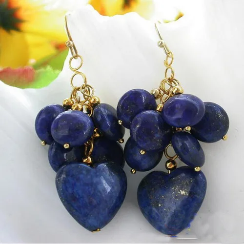 New Arrival Favorite Pearl Jewelry 18mm Blue Heart Coin Lapis Lazuli 14K/20 Gold Hook Dangle Earrings Charming Lady Gift
New Arrival Favorite Pearl Jewelry 18mm Blue Heart Coin Lapis Lazuli 14K/20 Gold Hook Dangle Earrings Charming Lady Gift