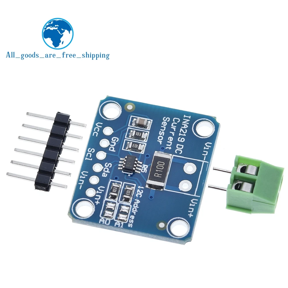 TZT INA219 I2C Zero Drift Bi-directional Current Power Supply Sensor Breakout Monitoring Module
TZT INA219 I2C Zero Drift Bi-directional Current Power Supply Sensor Breakout Monitoring Module