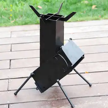 Outdoor Folding Camping Rocket Stove Portable Wood Alcohol Picnic Charcoal Burner Bracket Picnic Backpacking Hiking Stove Kit
Outdoor Folding Camping Rocket Stove Portable Wood Alcohol Picnic Charcoal Burner Bracket Picnic Backpacking Hiking Stove Kit