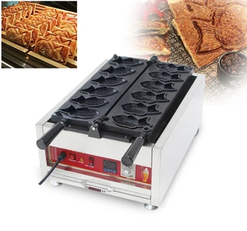 Taiwan Croissant Taiyaki baker pan Commercial Non-stick Electric 6pcs Taiyaki Fish Cake Waffle Shapes maker pan Taiyaki machine
Taiwan Croissant Taiyaki baker pan Commercial Non-stick Electric 6pcs Taiyaki Fish Cake Waffle Shapes maker pan Taiyaki machine