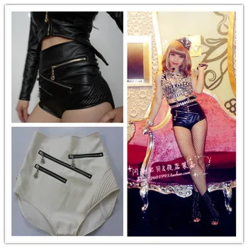 Ds Female Dj Costume Costumes Leather Triangle Shorts High Waist Pants Beyonce Singer Costume Nightclub Outfits Bling Costumes
Ds Female Dj Costume Costumes Leather Triangle Shorts High Waist Pants Beyonce Singer Costume Nightclub Outfits Bling Costumes