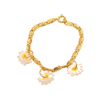 Artistic Fashion Environmental Protection Brass Simple Daisy Shell Flower Bracelet Female
Artistic Fashion Environmental Protection Brass Simple Daisy Shell Flower Bracelet Female
