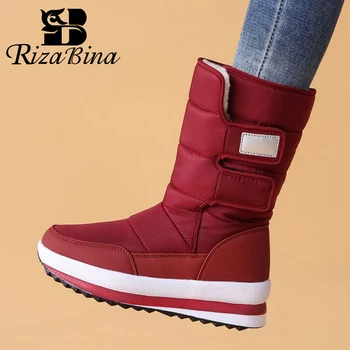 RizaBina 2020 New Arrival Mid Calf Boots Keep Warm Thick Bottom Fashion Winter Shoes Woman Daily Outdoor Snow Boots Size 36-41 
RizaBina 2020 New Arrival Mid Calf Boots Keep Warm Thick Bottom Fashion Winter Shoes Woman Daily Outdoor Snow Boots Size 36-41